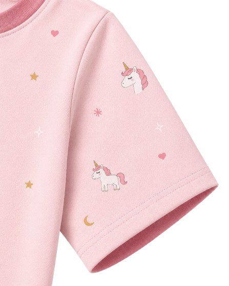 lumiGlow™ Unicorn piđama sa vezom